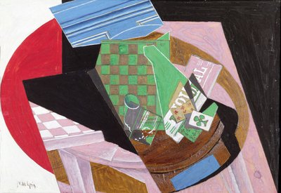 Échiquier et cartes à jouer - Juan Gris